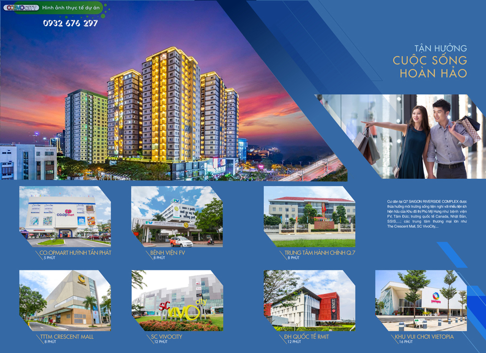 tien cich ngoại khu cosmo